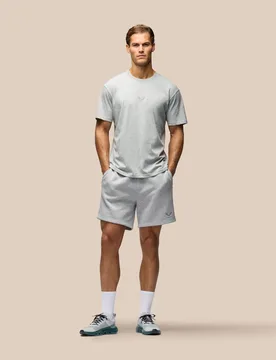 Men's Adapt Loose Fit Short Sleeve T-shirt - Grey LIGHT GREY L male - Castore - FashionsVida