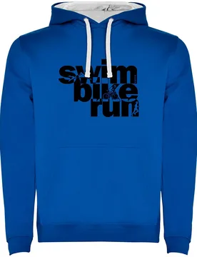 Sweat à Capuche Word Triathlon Two-colour - Kruskis - FashionsVida