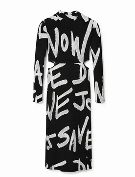 Robe midi Manifeste BLACK XL female - Desigual - FashionsVida