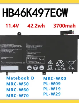 HB46K497ECW Laptop Battery for Huawei Matebook D PL-W19 PL-W09 MRC-W50 MRC-W60 - Aliexpress - FashionsVida
