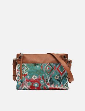 Zarias bolso bandolera pequeño con estampado jacquard