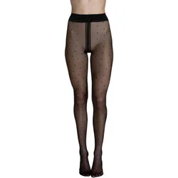 Strumpfwaren 20 Denier Fashion Dots Strumpfhose Schwarz Eu S;Eu M;Eu L;Eu Xl