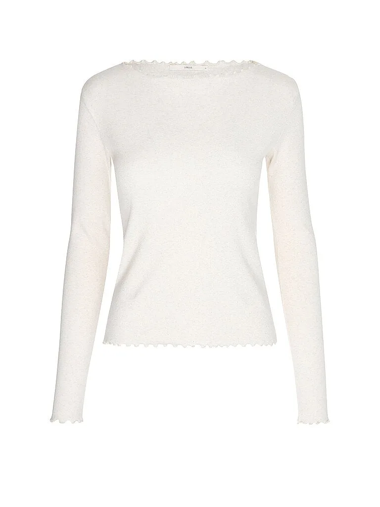 Langarmshirt beige 42 damen - LANIUS - FashionsVida
