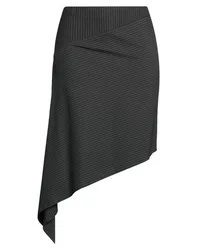 Courrèges Falda midi Mujer Negro 36 Mujer