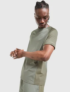 Curve T-Shirt - Herren, Grün - male - Size: M - Reprimo - FashionsVida