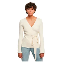 Cardigan Rib Knit Wrapped White Sand 3XL