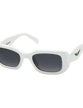 Lunettes De Soleil Szv368 Shiny Snow White Smoke Gradient / CAT3