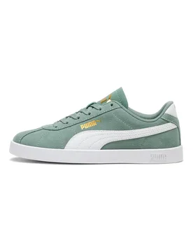 Sneakers Verde con Tomaia In Pelle e Suola Softfoam Club II Jr 37½ - Puma - FashionsVida