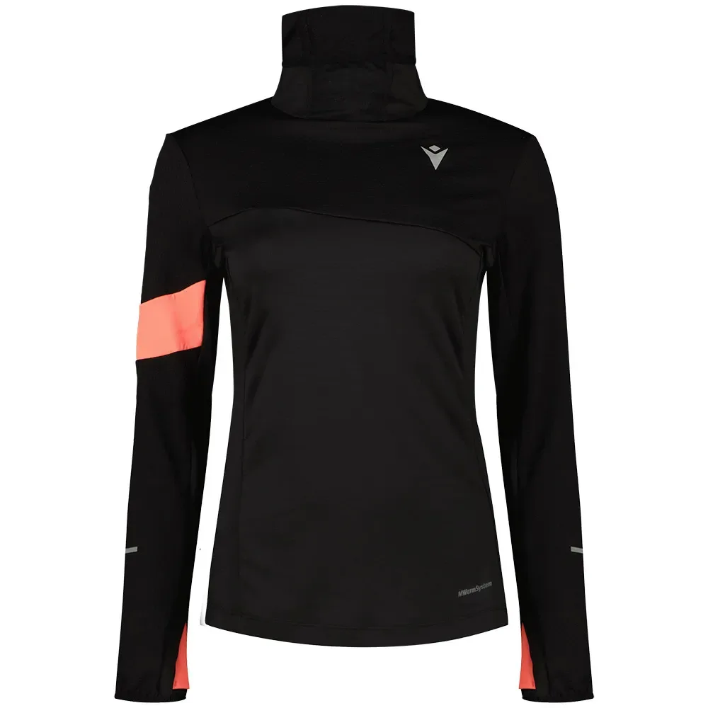 Blondie Sweatshirt Black / Neon Coral M Women - Macron - FashionsVida