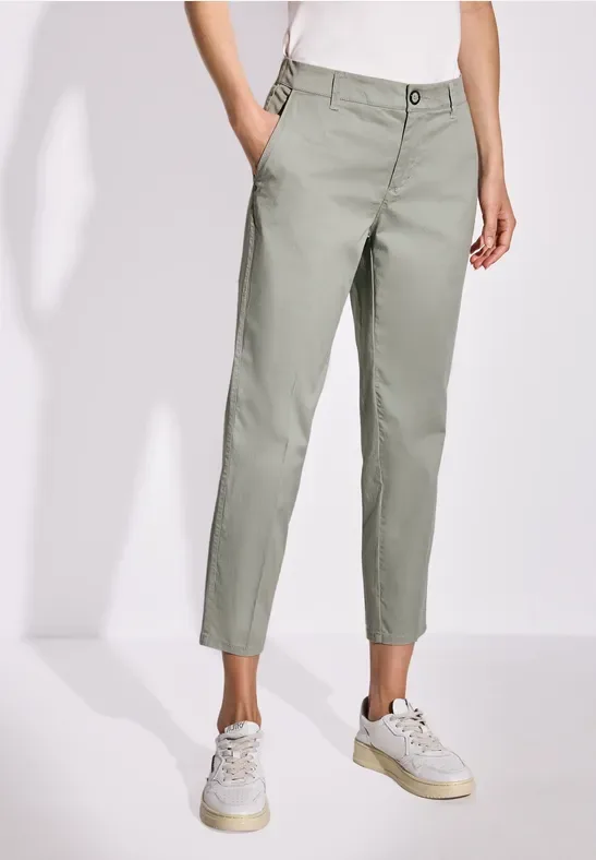 Softe Twill Chino female Grün - Street One - FashionsVida