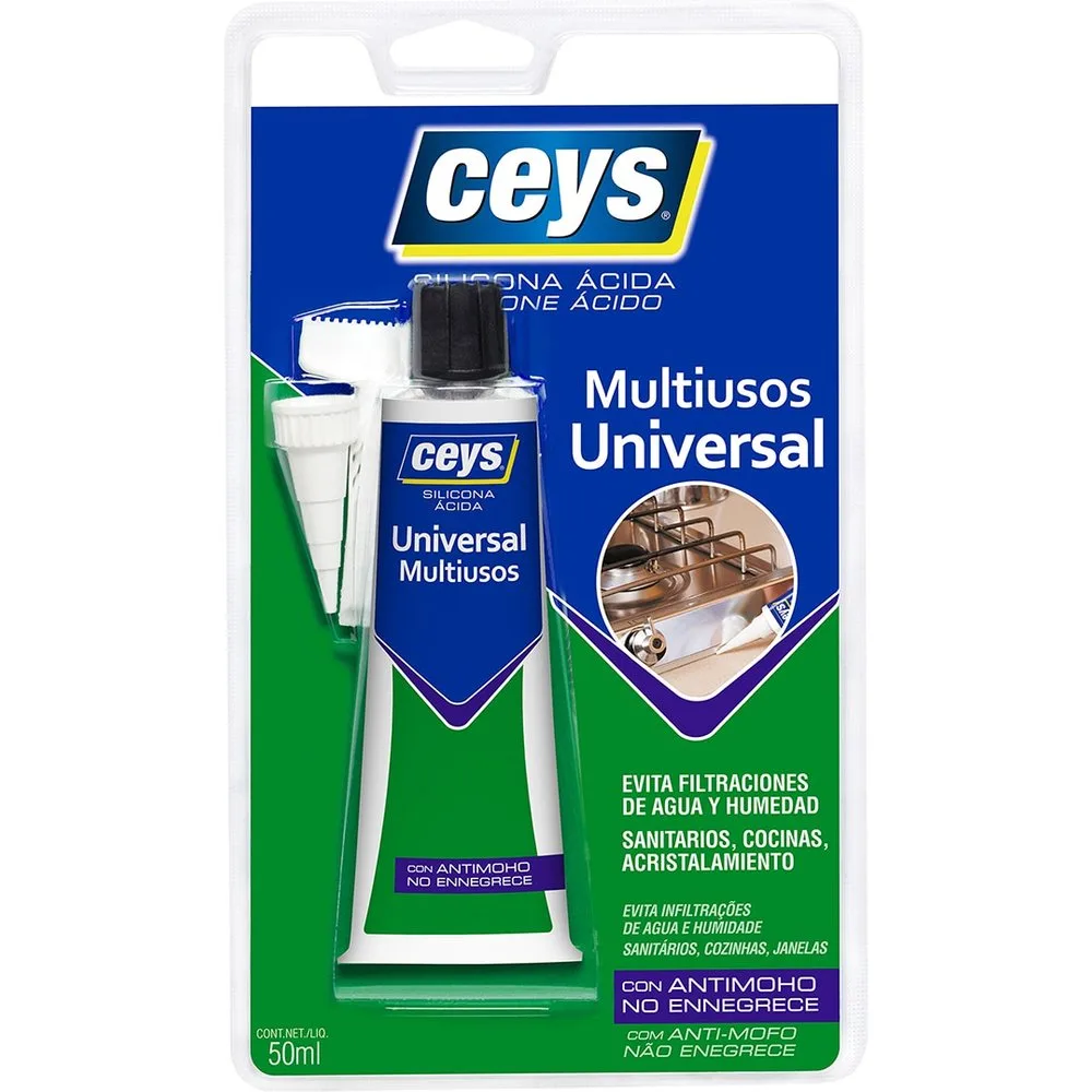 Silicona Ácida Universal 50 ml - Ceys - FashionsVida
