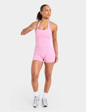 Enhance Seamless Halterneck Top - Damen, Rosa - female - Size: L - AYBL - FashionsVida