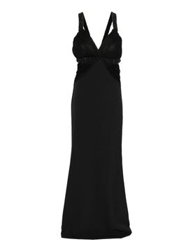 Abito elegante con strass neri neri