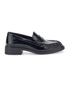 Mocassini neri in vernice con tacco basso Pittarello BT24321029 36