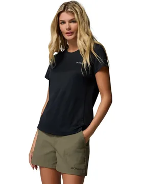 Zero Rules Light Crew Damen T-Shirt, schwarz M - Columbia - FashionsVida