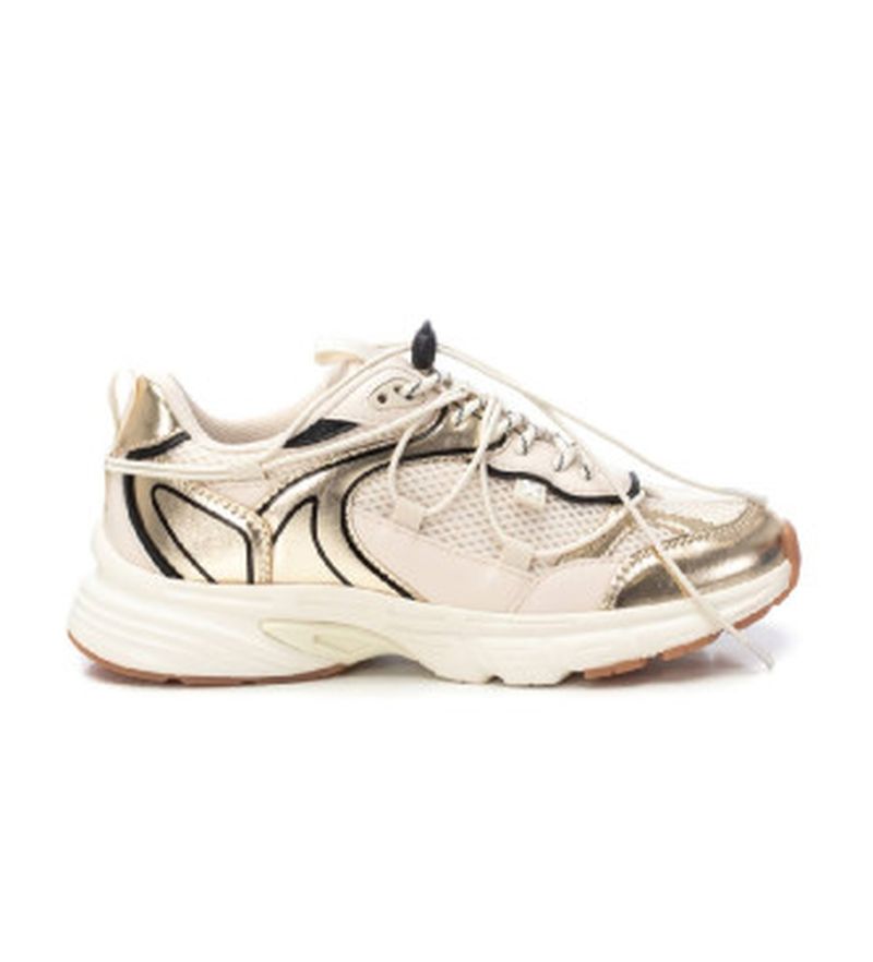 Para mujer. 14405202-ORO Zapatillas 144052 (37), Plano, Cordones, Casual, Deportivo, Multideporte