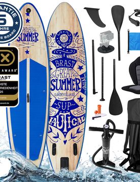 Aufblasbares SUP Board Set SUMMER 320 natural blue
