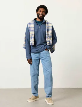 Tapered Fit 5 Pocket Jeans Light Blue male - Fatface - FashionsVida