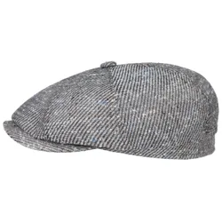 Hatteras Brown-Blue Flat Cap by - brown-blue - Size: 61 cm