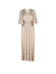 Midikleid beige XXL