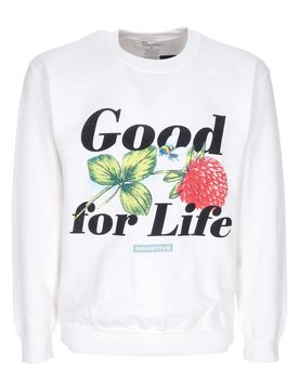 Felpa Girocollo Uomo Feliz Crewneck White