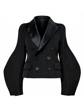 Double-Faced Double-Breasted Jacket