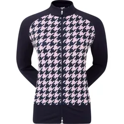 Layer Hahnentritt, navy/pink s