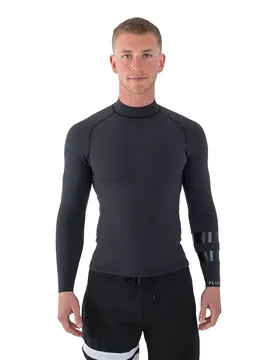 T-shirt Thermique à Manches Longues Plus 1.5/1 Mm Black / Graphite M - Hurley - FashionsVida