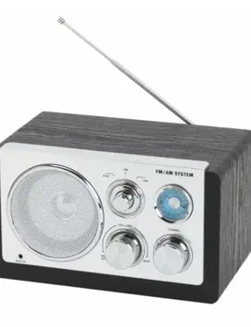 Radio Tr-63b Black One Size unisex - Denver - FashionsVida