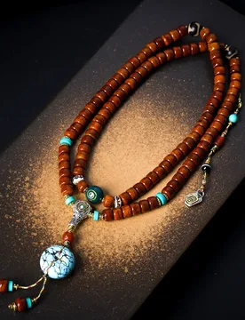 Tibetan Bone, Tiger Teeth, Tianzhu, Multi Circle Bracelet, Original Text, Net Flower, Pine Stone, Safe Buckle Necklace - Aliexpress - FashionsVida
