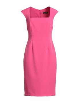 Vestido midi Mujer Fucsia 38 Mujer