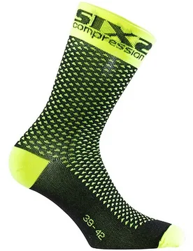 Calza Corta Compressiva Giallo taglia 47-49 - Sixs - FashionsVida