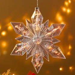 Pagen Fensterdeko LED-Schneeflocke