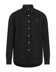 POLO Hemd Herren Schwarz M Herren