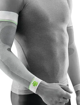 Compression Arm X-Long Strümpfe, weiß M - Bauerfeind Sports - FashionsVida