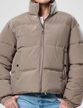 Giacca puffer con imbottitura - viola acciaio