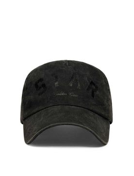 Berretto da baseball in cotone nero