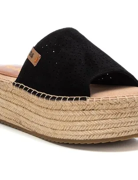 Sandalias de mujer con pala ancha y suela de esparto - Refresh - FashionsVida