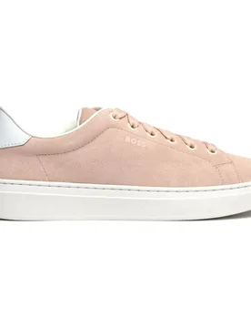 Womens Kieran Trainers - Pink Suede - Size Uk 4 - BOSS - FashionsVida