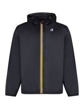 Packable Hooded Nylon Jacket for Men