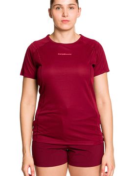 Demba camiseta montaña manga corta mujer Granate (L)