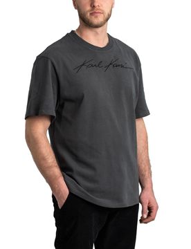 Autograph Heavy Jersey Boxy Tee Grey S Herren