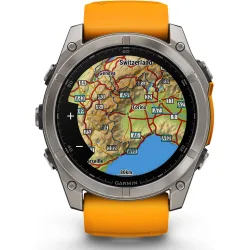 Reloj Smartwatch fenix 8 51mm Zafiro Amoled, Titanio