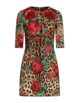 DOLCE&GABBANA Mini-Kleid Damen Sand 30,32 Damen