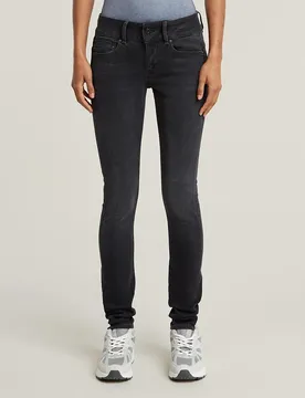 Jeans Midge Cody Mid Skinny Worn In Black Moon 31