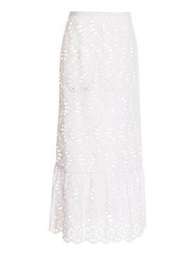 Gonna lunga in macramè
