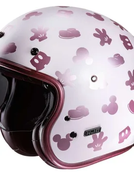 Casco Moto Jet V31 DISNEY MICKEY MC8SF Bianco Opaco taglia S - HJC - FashionsVida