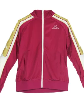 Giacca Tuta Donna Banda 10 Anay Red Cerise/white/gold - Kappa - FashionsVida
