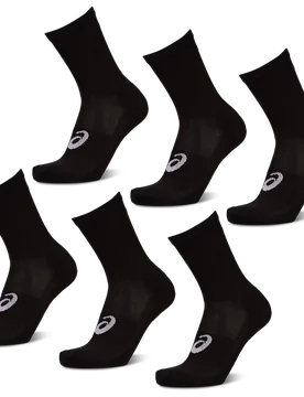 Pack Crew Sock Unisex Socken - Schwarz - Größe 35 - 38 - Baumwolle Black 35 - 38 - Asics - FashionsVida