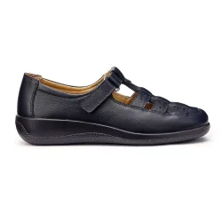 Women's 'Teagan' Fisherman Style Shoes in Navy Size: 5.5 - Navy - Size: 5.5